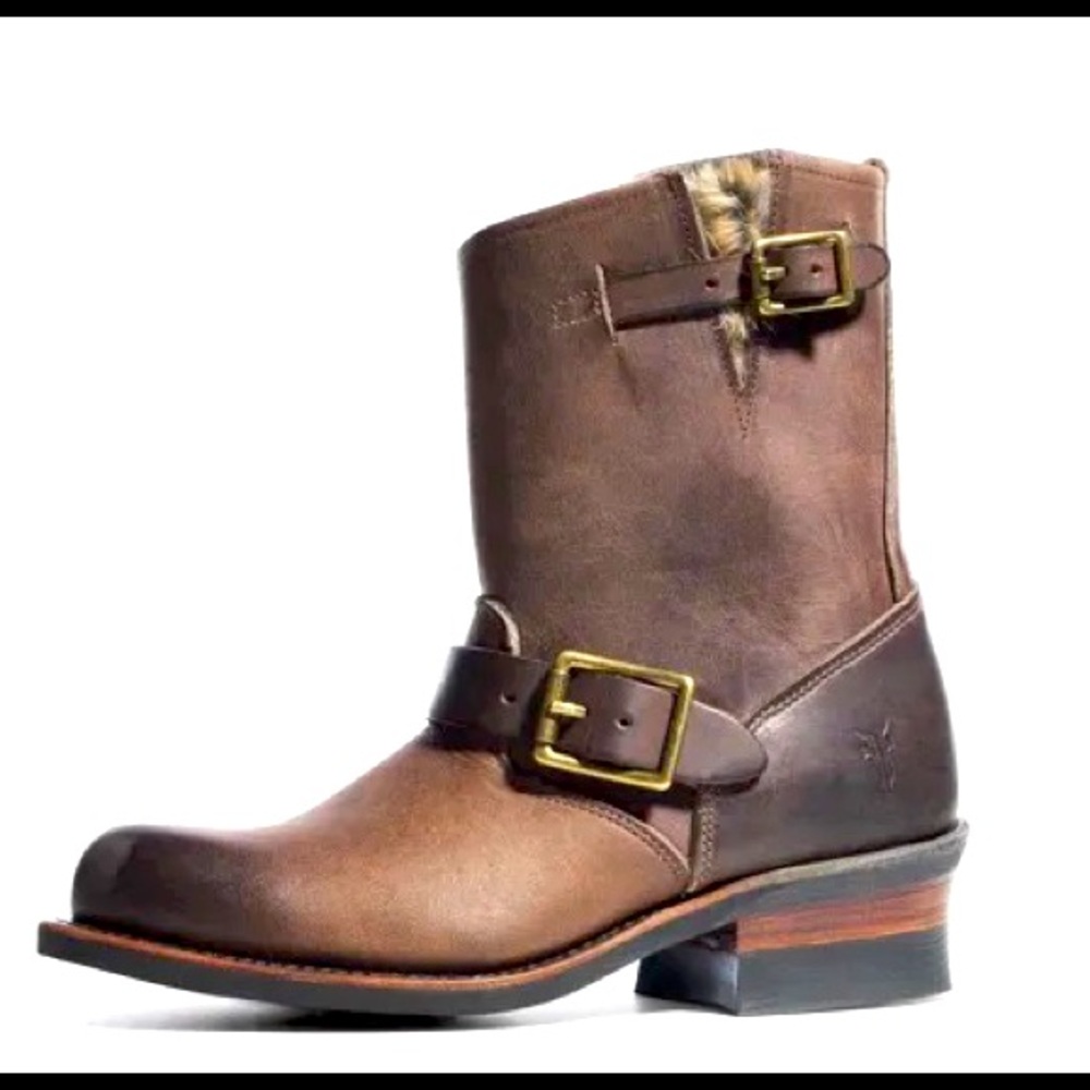 Frye x Coach Limited Edition Leather Boots, Size 5